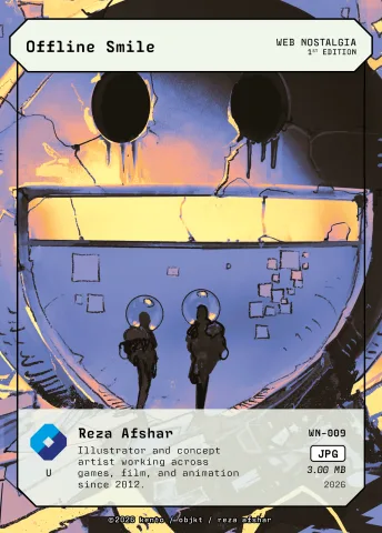 Offline Smile by Reza Afshar, WN-009 Kento card