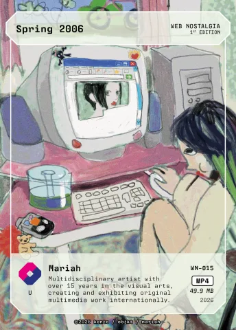 Spring 2006 by Mariah, WN-015 Kento card
