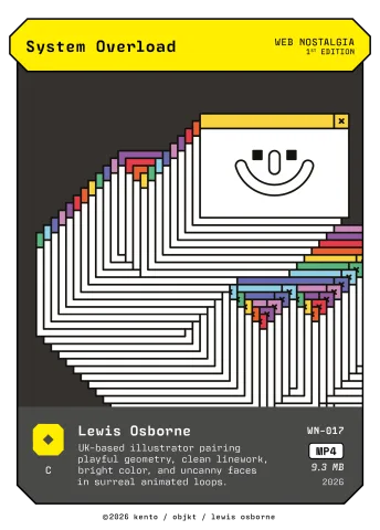 System Overload by Lewis Osborne, WN-017 Kento card