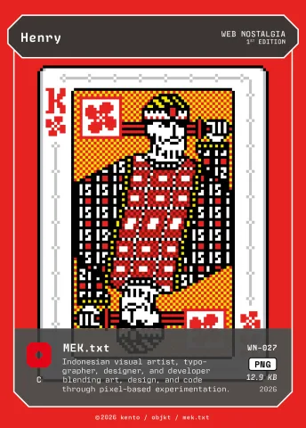 Henry by MEK.txt, WN-027 Kento card