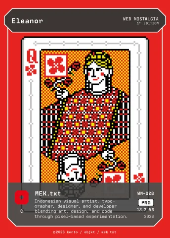 Eleanor by MEK.txt, WN-028 Kento card