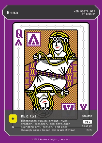Emma by MEK.txt, WN-032 Kento card