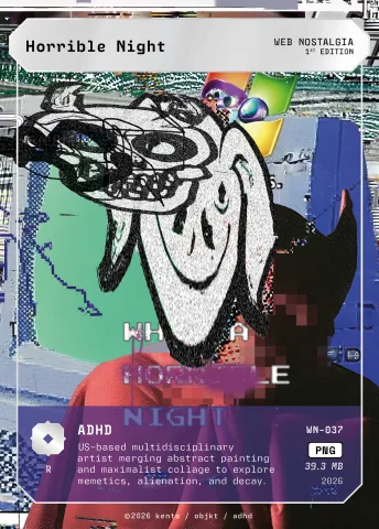 Horrible Night by ADHD, WN-037 Kento card