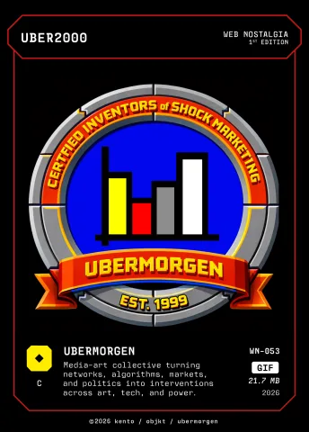 UBER2000 by UBERMORGEN, WN-053 Kento card