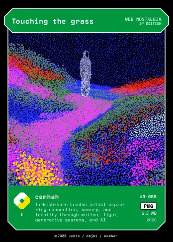 Touching the grass by cemhah, WN-055 Kento card