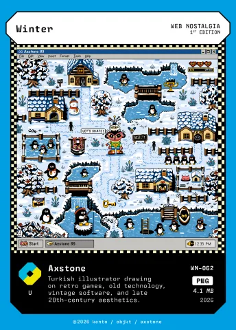 Winter by Axstone, WN-062 Kento card