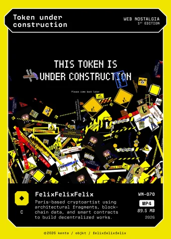 Token under construction by FelixFelixFelix, WN-070 Kento card