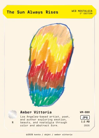 The Sun Always Rises by Amber Vittoria, WN-080 Kento card