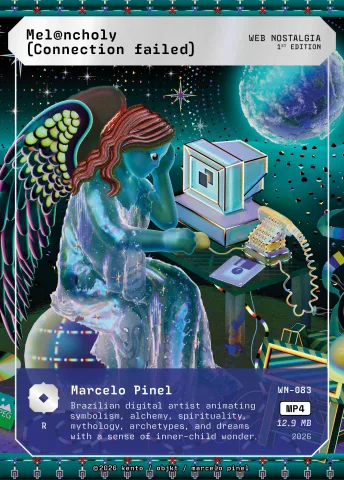 Mel@ncholy (Connection failed) by Marcelo Pinel, WN-083 Kento card