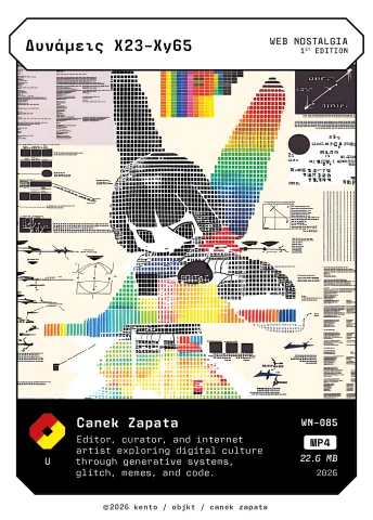 Δυνάμεις X23-Xy65 by Canek Zapata, WN-085 Kento card