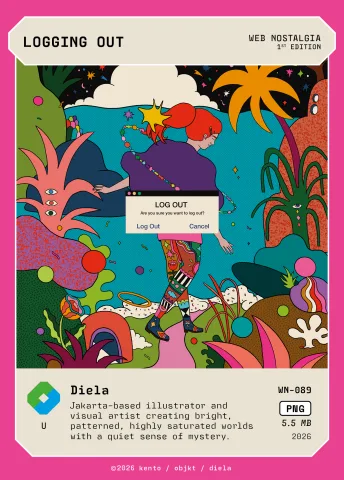 LOGGING OUT by Diela, WN-089 Kento card