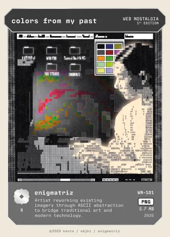 colors from my past by enigmatriz, WN-101 Kento card