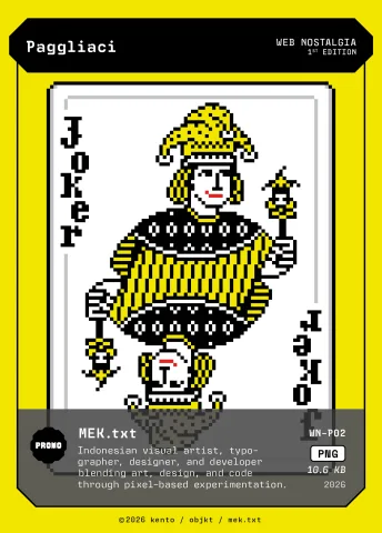 Paggliaci by MEK.txt, WN-P02 Kento card